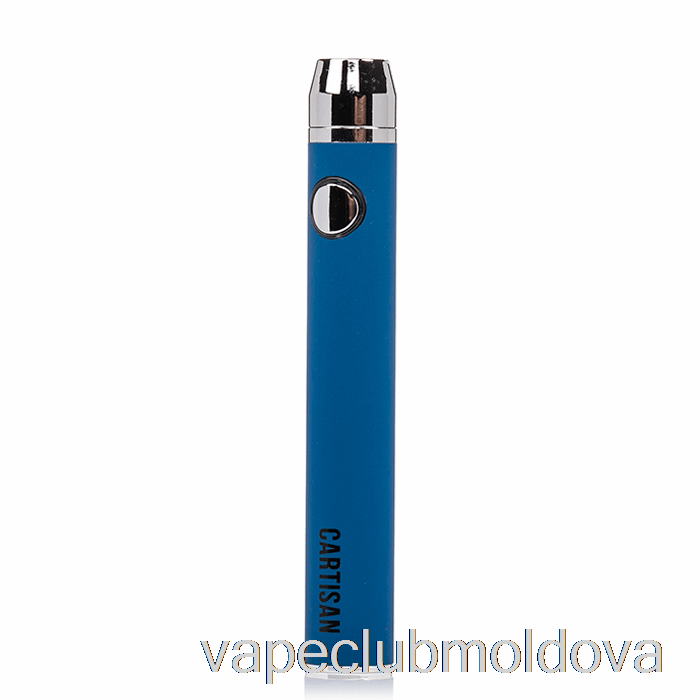 Vape Pod Kit Buton Cartisan Vv 650 510 Baterie Albastru